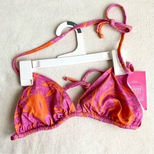 Target Swimwear Miata Triangle Bikini Top Size: Medium